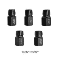5pcs (19/32”-23/32”)