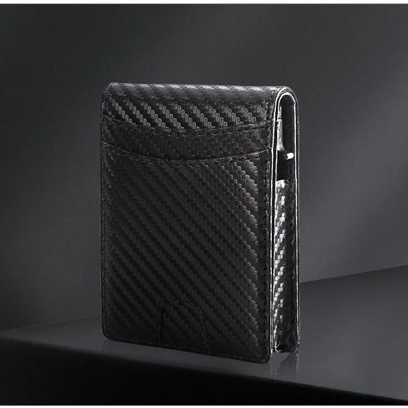 VaultGuard™ Leather RFID Pop-Up Wallet with Cash Pocket (Latest Version)