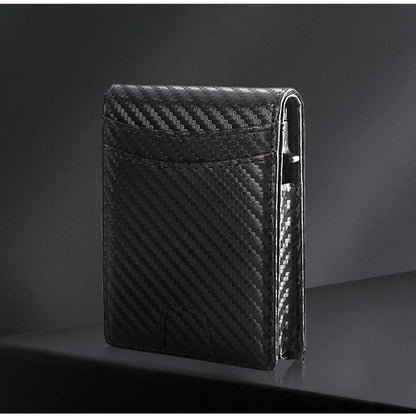 VaultGuard™ Leather RFID Pop-Up Wallet with Cash Pocket (Latest Version)