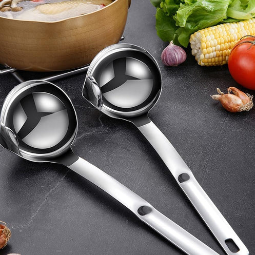 Stainless Steel Grease & Oil Filter Spoon