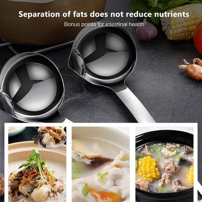 Stainless Steel Grease & Oil Filter Spoon