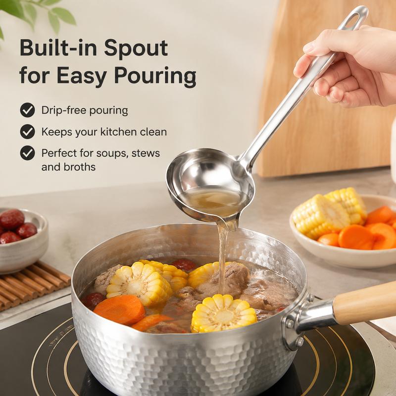 Stainless Steel Grease & Oil Filter Spoon