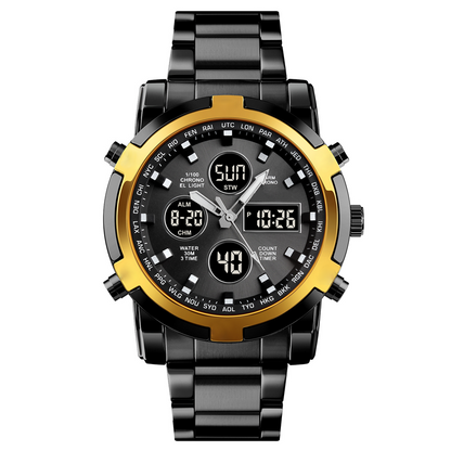 Men's Waterproof Military Analog-Digital Watch